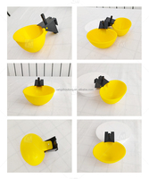 YYB LM38 fontaine à boire pour oiseaux en plastique poulet de chair poule ferme poulet caille abreuvoir bol pour Cage