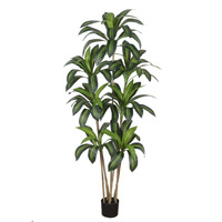 Arbre artificiel Dracaena Fragrans en gros, plante de maïs verte variée, 120-200 cm, détachable, pour la décoration de la maison, du bureau et de l'hôtel