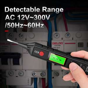 Alta Sensibilidade Mensurável Tensão AC 12V ~ 300V Display LCD Digital <span class=keywords><strong>Voltage</strong></span> <span class=keywords><strong>Tester</strong></span> <span class=keywords><strong>Pen</strong></span> - Product Image 2