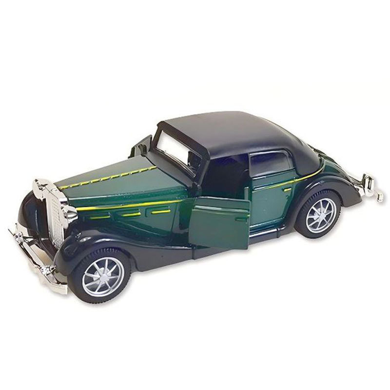 Auto d'epoca verde chiusa