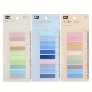 Waterproof Flexible Card Board Custom Transparent Tag Divider Custom Plastic <b>Sticky</b> <b>Note</b> Tabs - Product Image 1