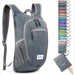 Muestra gratuita de mochila enrollable de viaje personalizada para hombre, nueva mochila enrollable impermeable de nailon PU plegable para estudiantes, mochila enrollable para portátil para mujer. - Product Image 2