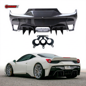 Difusor Trasero de Fibra de Carbono Estilo V Vors para Ferrari 458, Precio de Fábrica - Product Image 1