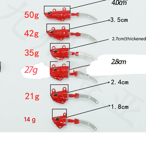 <span class=keywords><strong>Leurre</strong></span> <span class=keywords><strong>de</strong></span> pêche en métal 10 27 50g 75g, <span class=keywords><strong>leurre</strong></span> <span class=keywords><strong>de</strong></span> jigging rapide, tête <span class=keywords><strong>de</strong></span> nage artificielle, hameçons souples, queue <span class=keywords><strong>souple</strong></span>, appâts pour la pêche au black-bass - Product Image 2