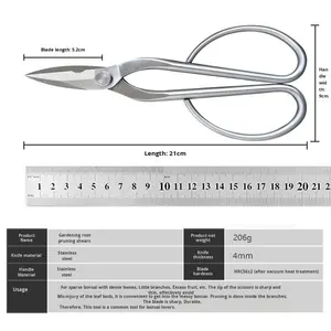 Forbici da Giardinaggio Multifunzione in Acciaio Inox di Alta Qualità <span class=keywords><strong>per</strong></span> Potatura e Bonsai OEM Industriale Fai-da-Te - Product Image 4