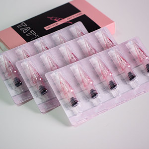 Cartuchos Universales Estándar con Membrana Rosa para Tatuar Agujas para Tatuaje para Cejas Ombré, Trazado de Pelo y Micropigmentación del Cuero Cabelludo - Product Image 5