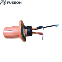 Rakitan Terminal Cincin HVIL Tegangan Tinggi EV OEM Oranye, Konektor 2 Kawat, Housing Panel Mount, Tembaga, Pabrik OEM ODM