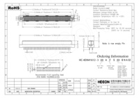 2.54mm 348 암수 DIN41612 커넥터 PCB용 유로 30-96핀 48핀 트리플 로우 B 중간 빈 로우