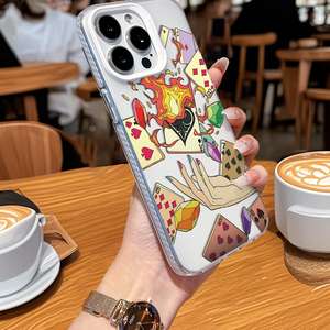 Funda Protectora de TPU para 11-17 con Diseño de Cartas y Dados de Póker, Antigolpes, Suave, con Protección Antihuellas y para la Lente - Product Image 4