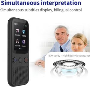Dispositivo traductor de 138 idiomas, traducción de voz instantánea sin conexión traductor de idiomas bidireccional portátil S80 - Product Image 3