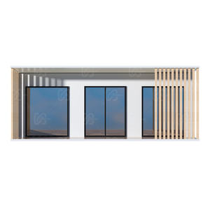 Tiny Garage House, maison préfabriquée modulaire mobile, type conteneur <span class=keywords><strong>de</strong></span> 20 pieds, à un étage, 1 chambre, bureau détachable, facile à installer - Product Image 4