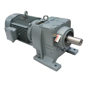 RS107 gear reducer helical gearbox Ratio 5.82 motor 22kW 60HZ 220V