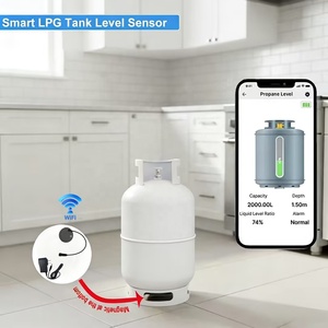 เครื่องวัดระดับอัลตราโซนิกแบบไร้สัมผัส LPG2412-ESP สำหรับถังแก๊ส LPG โพรเพน และถังน้ำ ใช้ในบ้าน - Product Image 2