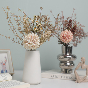 Bouquet de marguerites artificielles Ruilisi, fleurs en soie aux couleurs d'automne pour la décoration de la maison, petite taille - Product Image 4