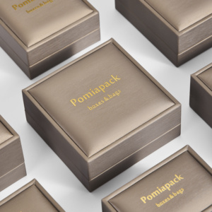 Custom Personalized Logo Cream Jewelry Packing <strong>Gift</strong> <strong>Box</strong> Rings <strong>Bracelets</strong> Ear Studs Necklaces PU Leather Jewellery <strong>Box</strong> with Logo - Product Image 3