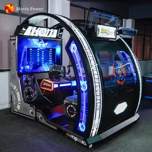 Nieuwe Hot Koop Interstellaire Thema Twee Speler 3d Simulator Arcade Video Game Machine