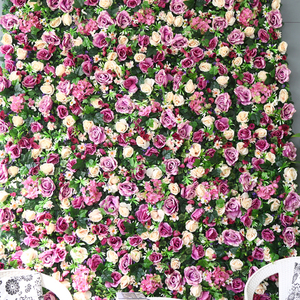 Parete Floreale 3D Personalizzata Moderna ed Ecologica per Decorazioni Nuziali Interne, in Seta e Plastica, 40x60cm, Sfondo Scenico con Rose - Product Image 5