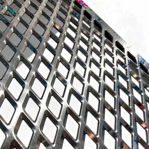 Nhỏ tròn/hình thoi/Vuông/lục giác lỗ đục lỗ dây lưới thép đục lỗ kim loại lưới màn hình nhà máy trực tiếp cung cấp - Product Image 6