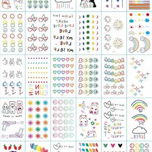 High Quality Water Transfer Temporary Tattoos Wholesale Men Women Girls Body Makeup Stickers - Product Image 3