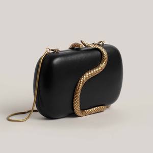 Multi Colors Women Fashion PU Leather Snake Shaped <b>Clutches</b> Party Wedding Dinner Evening <b>Bags</b> <b>Clutches</b> - Product Image 2