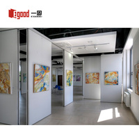 Diseño plegable móvil de pared de partición de cabina de exposición para Feria y Expo con paneles y hardware personalizados