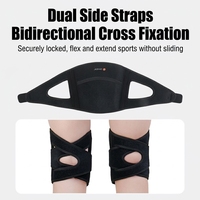 Genouillère de protection professionnelle réglable en néoprène avec coussinet de gel rotulien et fermeture auto-agrippante pour hommes et femmes, soutien sportif latéral