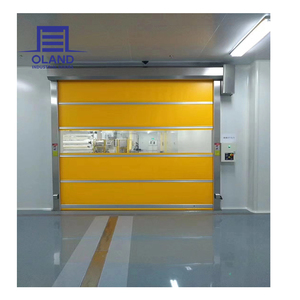 Mềm sửa chữa kho Dock cửa tự động thương mại nhanh chóng cửa tốc độ cao cuộn lên màn trập PVC cửa công nghiệp tốc độ cao - Product Image 1