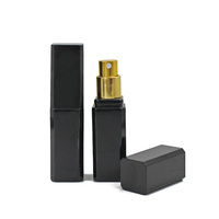 Pompe à sertir noire de 15ml, pulvérisateur de parfum en plastique à brume fine, atomiseur de parfum portable