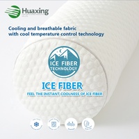 Nouvel oreiller décoratif en tissu respirant et rafraîchissant avec rembourrage en fibres douces pour le soutien du dos, coussin long et volumineux
