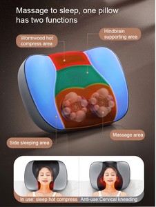 Meiyang massager U shape electric new neck shoulder shiatsu car home <span class=keywords><strong>massage</strong></span> pillow heated hot sale - Product Image 6