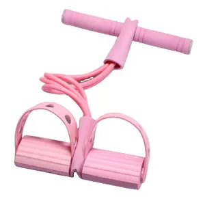 The latest designs sell well, top quality custom muscle training pedal resistance band set,exercise bands