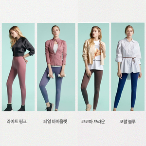 ชุดเลกกิ้งออกกำลังกายใส่สบายมี4สไตล์ใส่ได้ทุกวันดีไซน์แบบเกาหลี - Product Image 4