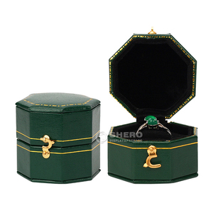 Caja de Joyería Octogonal de Lujo con Logotipo, Caja de Embalaje para Collares y Joyas - Product Image 5
