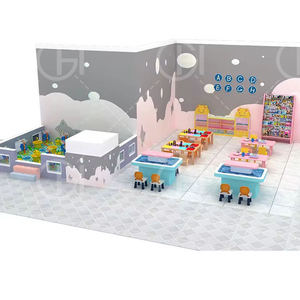 HG Château gonflable en peluche à haute capacité, toboggan de sécurité, fosse à balles, château malicieux, équipement de terrain de jeu intérieur pour enfants, 1 an - Product Image 1