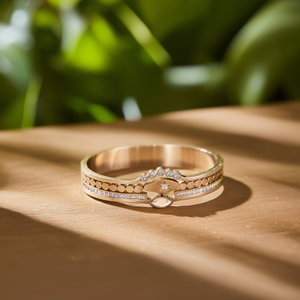 Bracelet tendance en acier inoxydable 316L plaqué or PVD, accessoire de bijouterie durable et résistant - Product Image 3