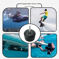 Moteur sans balais 4300W IP58 étanche en PVC écologique 7070 110KV pour hydrofoil électrique, Efoil, planche de surf et jetboard