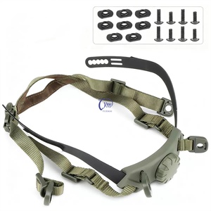 อุปกรณ์เสริมคุณภาพสูง ปรับได้ ระบบแขวนยุทธวิธีสำหรับการฝึกกลางแจ้ง พร้อมน็อตและสกรูสำหรับหมวกฟาสต์เฮล - Product Image 6