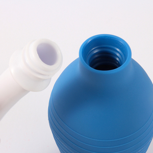 Seringue anale et vaginale unisexe en silicone bleu en forme de poire, nettoyeur rectal, 160 ml, jouet sexuel pour adultes, douche - Product Image 4