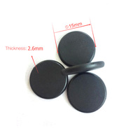Étiquette NFC passive lavable en matériau PPS résistant à la chaleur Dia15mm 13.56Mhz Étiquette RFID en forme de pièce pour la gestion du linge