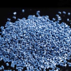 Blue Granular PBT <b>Plastic</b> <b>Pellets</b> Injection Molding Grade Flame Retardant for Electronic Electrical Components - Product Image 1