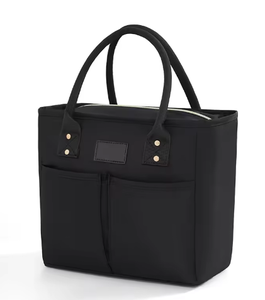 Sac isotherme pour déjeuner de très grande capacité 8,8 L, écologique, durable, en polyester avec doublure en PEVA, fermeture éclair, apparence personnalisable - Product Image 1