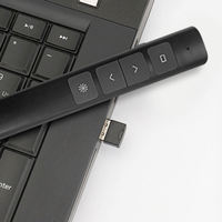 Stylo de présentation sans fil 2,4 GHz, télécommande USB RF, pointeur rechargeable, pointeurs rouges pour PowerPoint