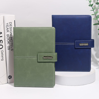 Carnet de notes A5 personnalisé en cuir PU de haute qualité pour bureau, reliure cousue, logo personnalisé