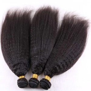 100% Raw Cabelo Humano Pacotes Peruano Kinky Reta Remy Extensões de Cabelo Yaki Straight <span class=keywords><strong>Lace</strong></span> Cabelo Trama Mulheres Negras Tipo de Renda