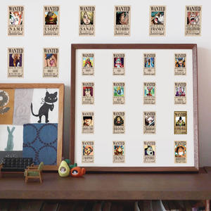 50 Calcomanías Vintage <span class=keywords><strong>de</strong></span> Anime <span class=keywords><strong>de</strong></span> One Piece con los Personajes Nami, Luffy, Zoro, Chopper y Sombrero <span class=keywords><strong>de</strong></span> Paja, Póster <span class=keywords><strong>de</strong></span> los Personajes Principales - Product Image 6