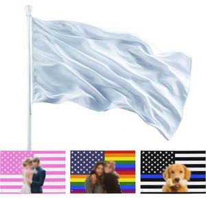 Large Size Custom Printed Advertising Knitted Polyester Flag Double Sided with Logo Promotional Banners & Flags - Product Image 4