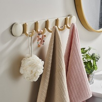 Porte-manteau mural gris bronze à ventouse, robuste, capacité 10 kg, sans perçage, pour salle de bain/toilettes