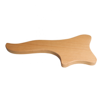 Pagaie de Drainage lymphatique, outil en bois de thérapie des tissus souples, Massage Gua Sha, 100% x 11.8 pouces, 5.9