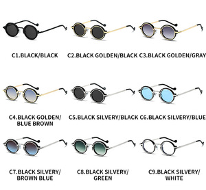 Diseñador de moda de lujo Lunette De Soleil De Luxe Pour Homme Punk Metal Frame Gafas de Sol de lujo Oval Gafas de sol - Product Image 6