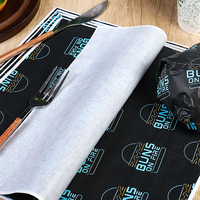 Papier d'emballage pour sandwich, papier sulfurisé enduit pour pizza, snack, hamburger - Papier de cuisson de qualité alimentaire